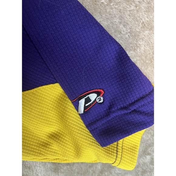 P2 By Pro Player Louisiana State University Tigers Purple/Gold Polo Men's Size M - Picture 3 of 7